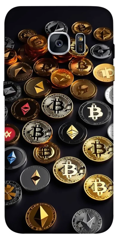 Чехол на Samsung G935F Galaxy S7 Edge Many coins фото 1 из 1
