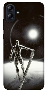 Чехол на Samsung Galaxy A04e Серебряный сёрфер фото 1 из 1