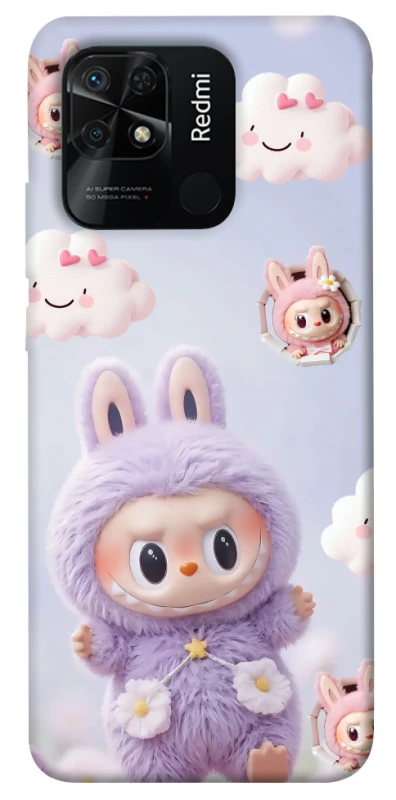 Чохол на Xiaomi Redmi 10C Labubu & clouds фото 1 з 1