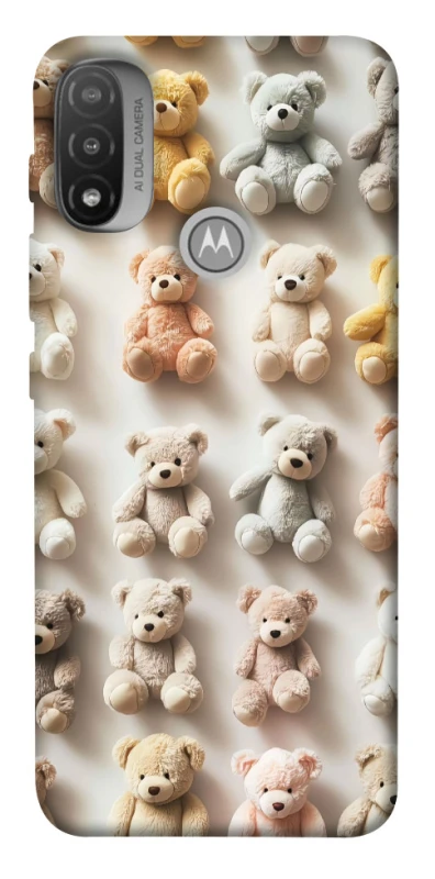 Чохол на Motorola Moto E20 Teddy Bears фото 1 з 1