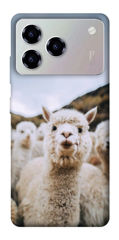 Чехол на ZTE Blade A76 Лама фото 1 из 1