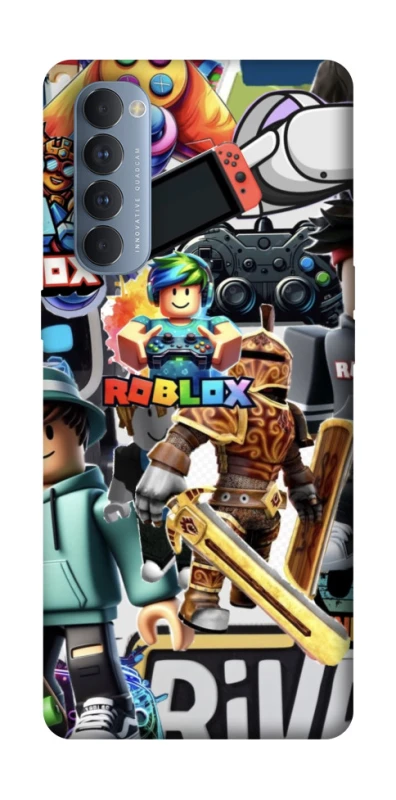 Чохол на Oppo Reno 4 Pro Roblox collage ver.1 фото 1 з 1