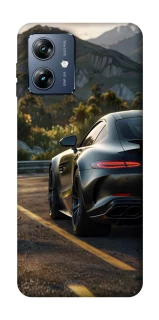 Чехол на Motorola Moto G54 Power Car in the mountains фото 1 из 1