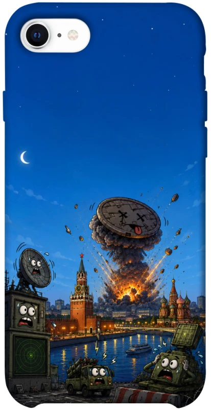 Чехол на Apple iPhone SE (2020) Moscow never sleeps ver.8 фото 1 из 1