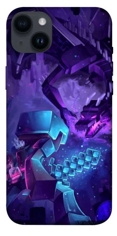 Чехол на Apple iPhone 14 Plus (6.7") Minecraft dragon фото 1 из 1