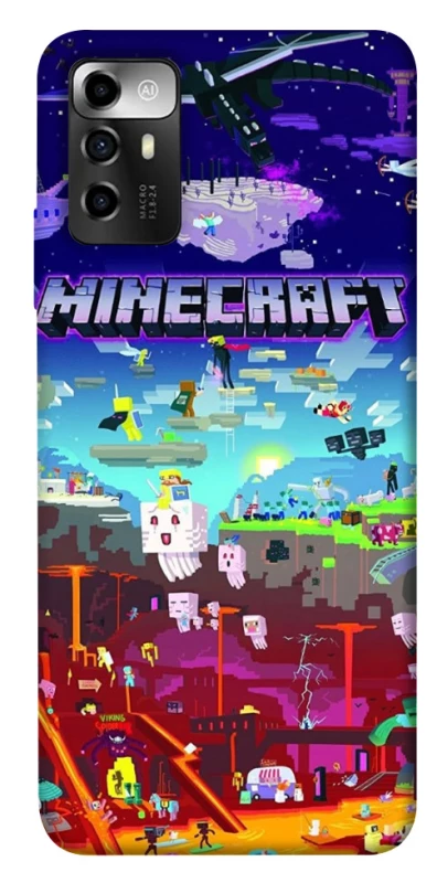 Чохол на ZTE Blade A72 Minecraft world фото 1 з 1