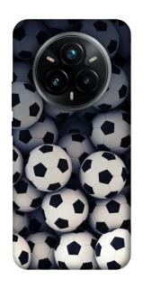 Чехол на Realme 14 Pro+ Футбольные мячи фото 1 из 1