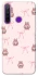 Чехол на Realme 5 Pink bows and Labubus фото 1 из 1