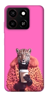 Чехол на ZTE Blade A35 4G Леопард с кофе фото 1 из 1