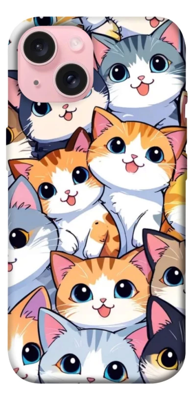 Чохол на Apple iPhone 15 (6.1") Cute Cat v2 фото 1 з 1