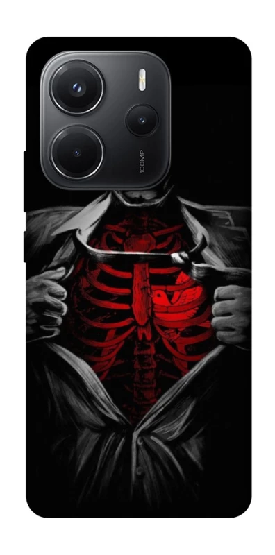 Чехол на Xiaomi Redmi Note 14 4G (Int. version) Skeleton Heart фото 1 из 1