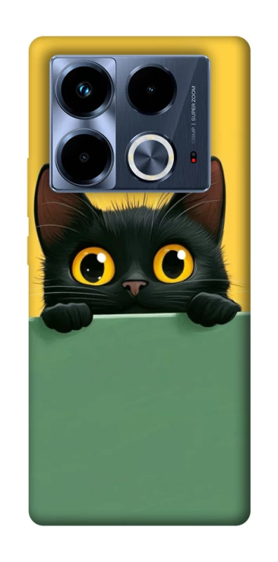 Чохол на Infinix Note 40 4G Black cat v2 фото 1 з 1