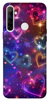 Чохол на Realme 6i Drawn hearts фото 1 з 1