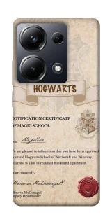Чохол на Xiaomi Poco M6 Pro 4G The Hogwarts acceptance letter фото 1 з 1