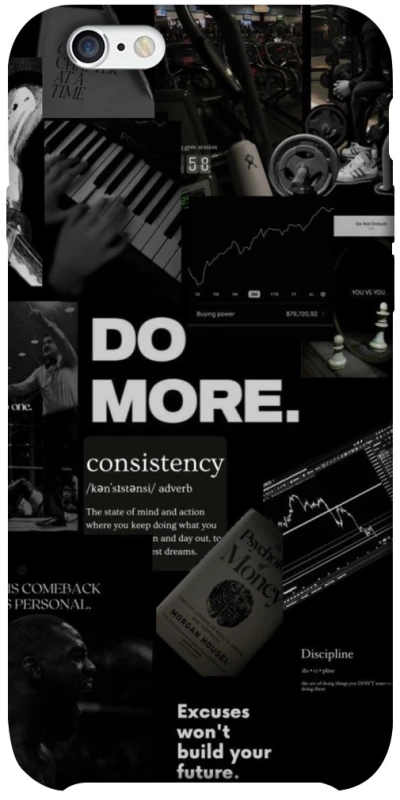 Чехол на Apple iPhone 6/6s plus (5.5") Do more фото 1 из 1