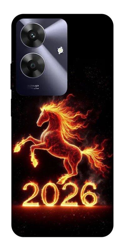 Чохол на Realme Note 60 Red Fire Horse ver.1 фото 1 з 1