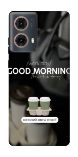 Чохол на Motorola Moto G85 Thursday coffee фото 1 з 1