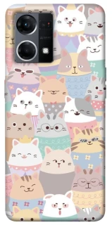 Чохол на Oppo Reno 7 4G Funny Kittens ver.2 фото 1 з 1