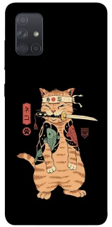 Чохол на Samsung Galaxy A71 Кіт-самурай фото 1 з 1