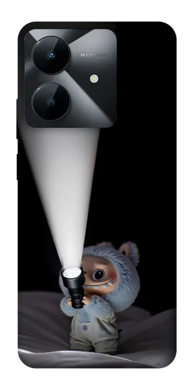 Чохол на Realme Note 60x Labubu with flashlight ver.3 фото 1 з 1