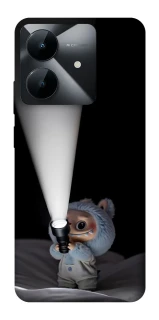 Чохол на Realme Note 60x Labubu with flashlight ver.3 фото 1 з 1