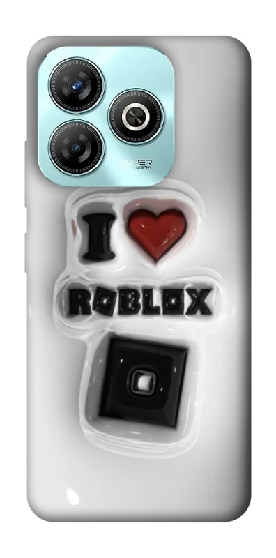 Чохол на ZTE Blade A75 4G I love Roblox фото 1 з 1