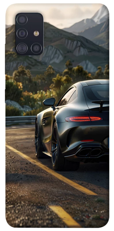 Чехол на Samsung Galaxy A51 Car in the mountains фото 1 из 1