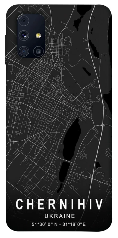 Чохол на Samsung Galaxy M31s Chernihiv map фото 1 з 1