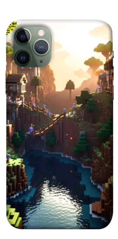 Чехол на Apple iPhone 11 Pro (5.8") Minecraft sunset фото 1 из 1
