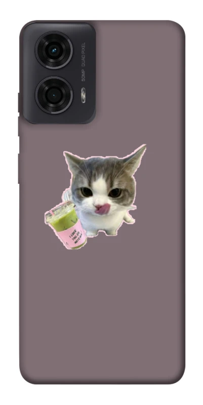 Чохол на Motorola Moto G24 cat matcha фото 1 з 1