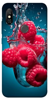 Чохол на Xiaomi Redmi Note 6 Pro Малинка у воді фото 1 з 1