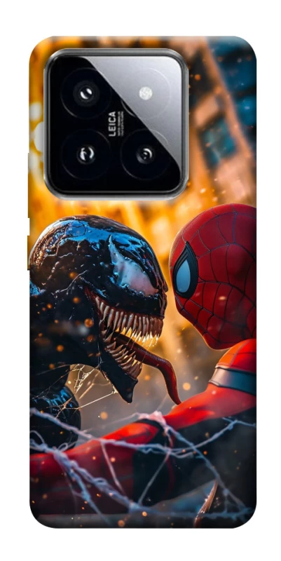 Чохол на Xiaomi 14 Pro Venom vs Spiderman фото 1 з 1