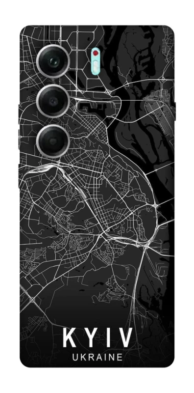 Чехол на Tecno Camon 40 Pro Kyiv map фото 1 из 1