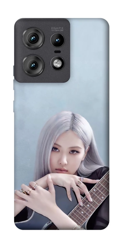 Чехол на Motorola Edge 50 Pro Rosé - BLACKPINK фото 1 из 1