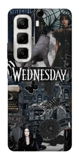 Чехол на Infinix Hot 50 4G Wednesday Collage ver.2 фото 1 из 1