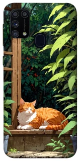 Чехол на Samsung Galaxy M31 red cat фото 1 из 1