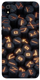 Чехол на Xiaomi Redmi 7A Огненые руны фото 1 из 1