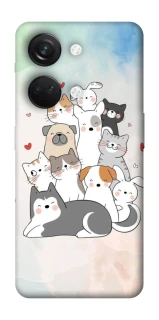 Чехол на OnePlus Nord 3 Funny Pets ver.2 фото 1 из 1