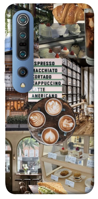 Чохол на Xiaomi Mi 10 / Mi 10 Pro Coffee collage ver.5 фото 1 з 1