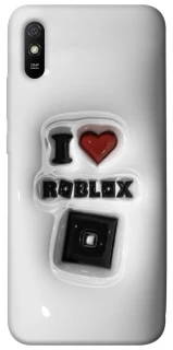 Чохол на Xiaomi Redmi 9A I love Roblox фото 1 з 1