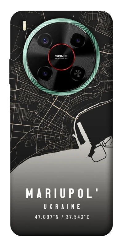 Чехол на ZTE Nubia V70 Max Mariupol map фото 1 из 1