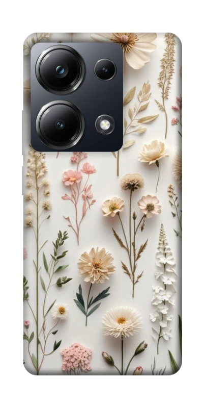 Чохол на Xiaomi Poco M6 Pro 4G Floral design ver.1 фото 1 з 1