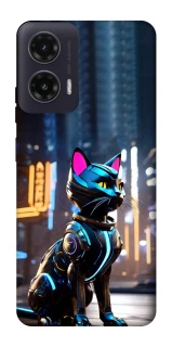Чехол на Motorola Moto G35 Cyber cat фото 1 из 1