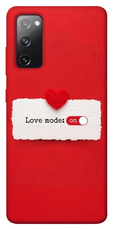 Чохол на Samsung Galaxy S20 FE Love Mode ON фото 1 з 1
