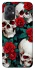 Чохол на Xiaomi Poco M5 skull and rose фото 1 з 1