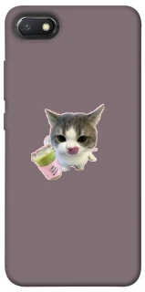Чехол на Xiaomi Redmi 6A cat matcha фото 1 из 1