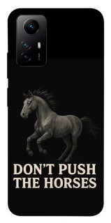 Чехол на Xiaomi Redmi Note 12S Don't push the horses фото 1 из 1