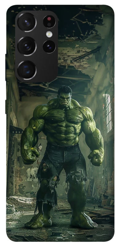 Чохол на Samsung Galaxy S21 Ultra Angry Hulk фото 1 з 1