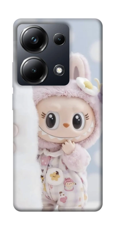 Чохол на Xiaomi Poco M6 Pro 4G Labubu Happy фото 1 з 1