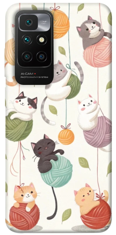 Чохол на Xiaomi Redmi 10 Funny Kittens фото 1 з 1